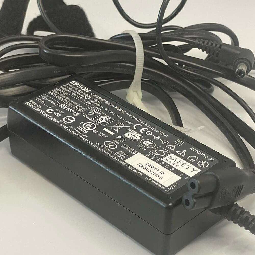 Genuine Epson Printer Scanner AC Adapter Power Supply A361H‎ 2100982-06 20V 33W